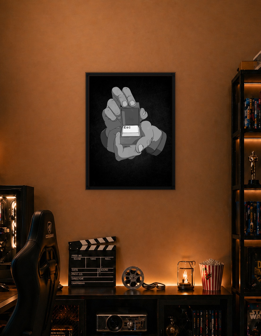 Hands Holding Escape Key Ring Box
