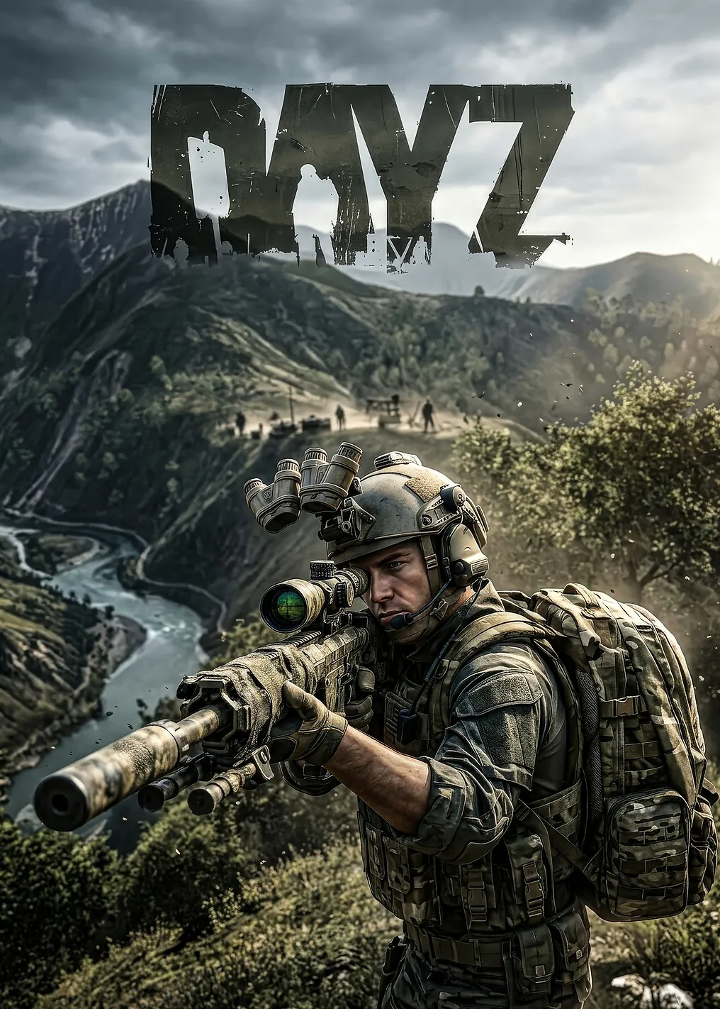 DayZ Soldier with Sniper Rifle