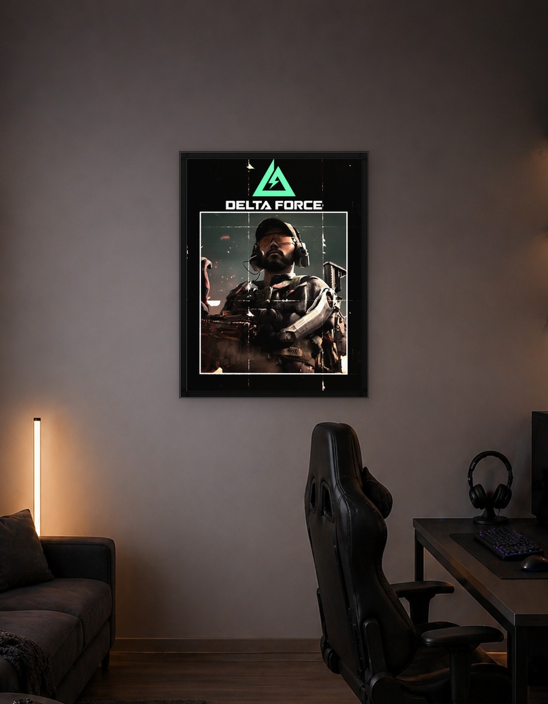 Delta Force Soldier with Futuristic Arm