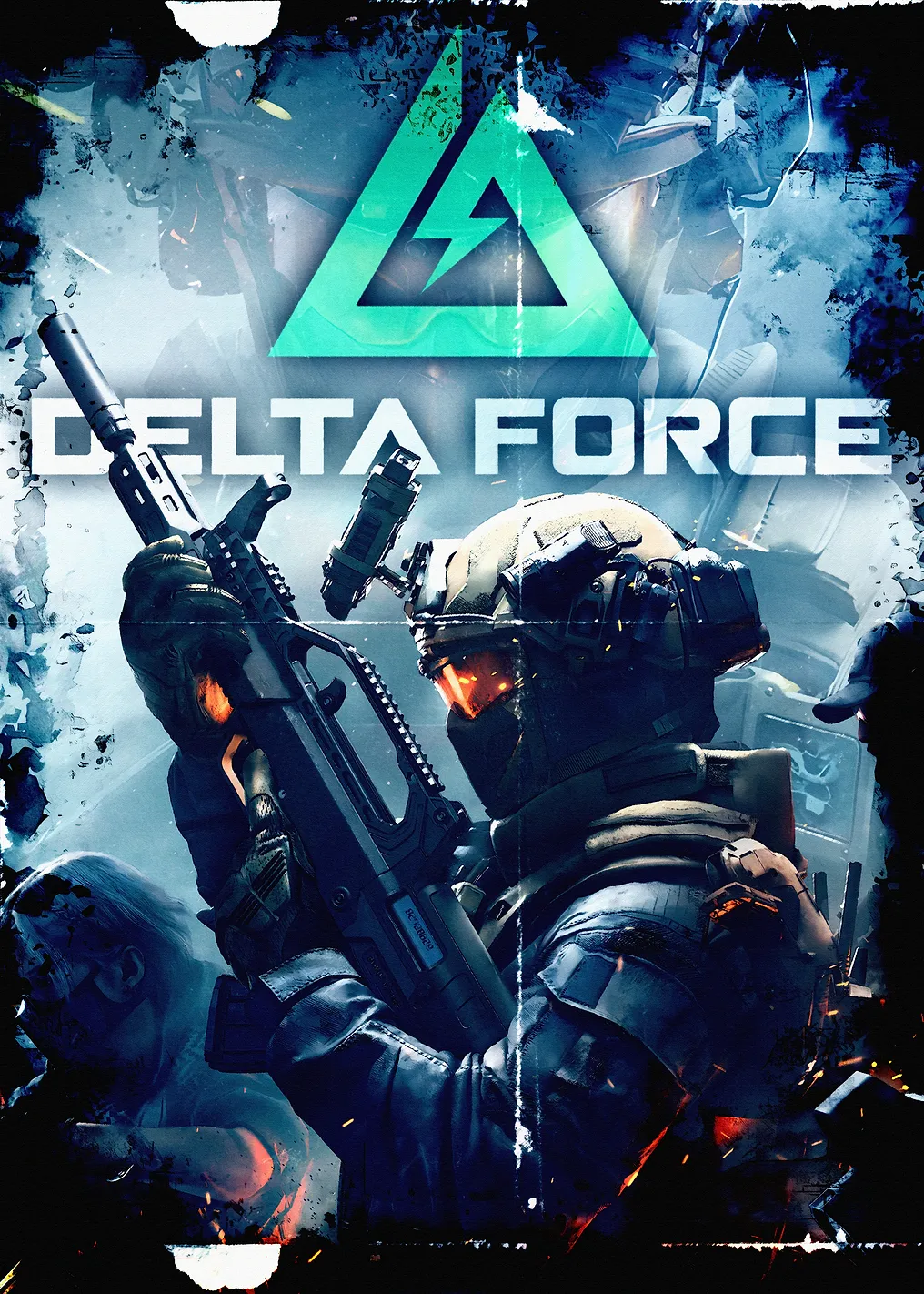 Delta Force Soldier with Rifle - 9967254