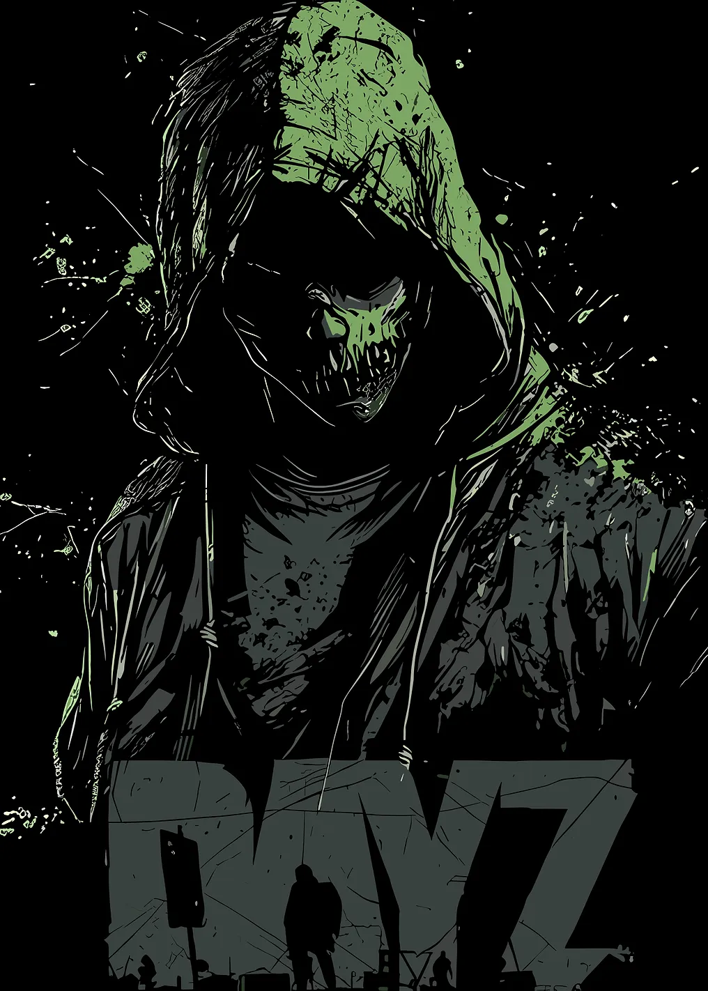 DayZ Skull Hoodie Graphic