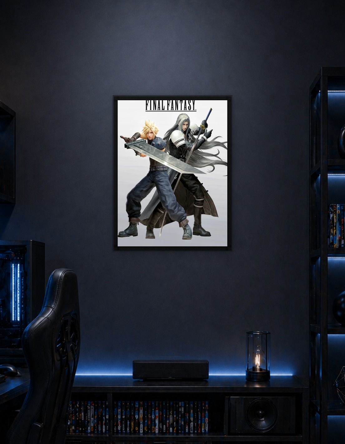 Final Fantasy Cloud and Sephiroth