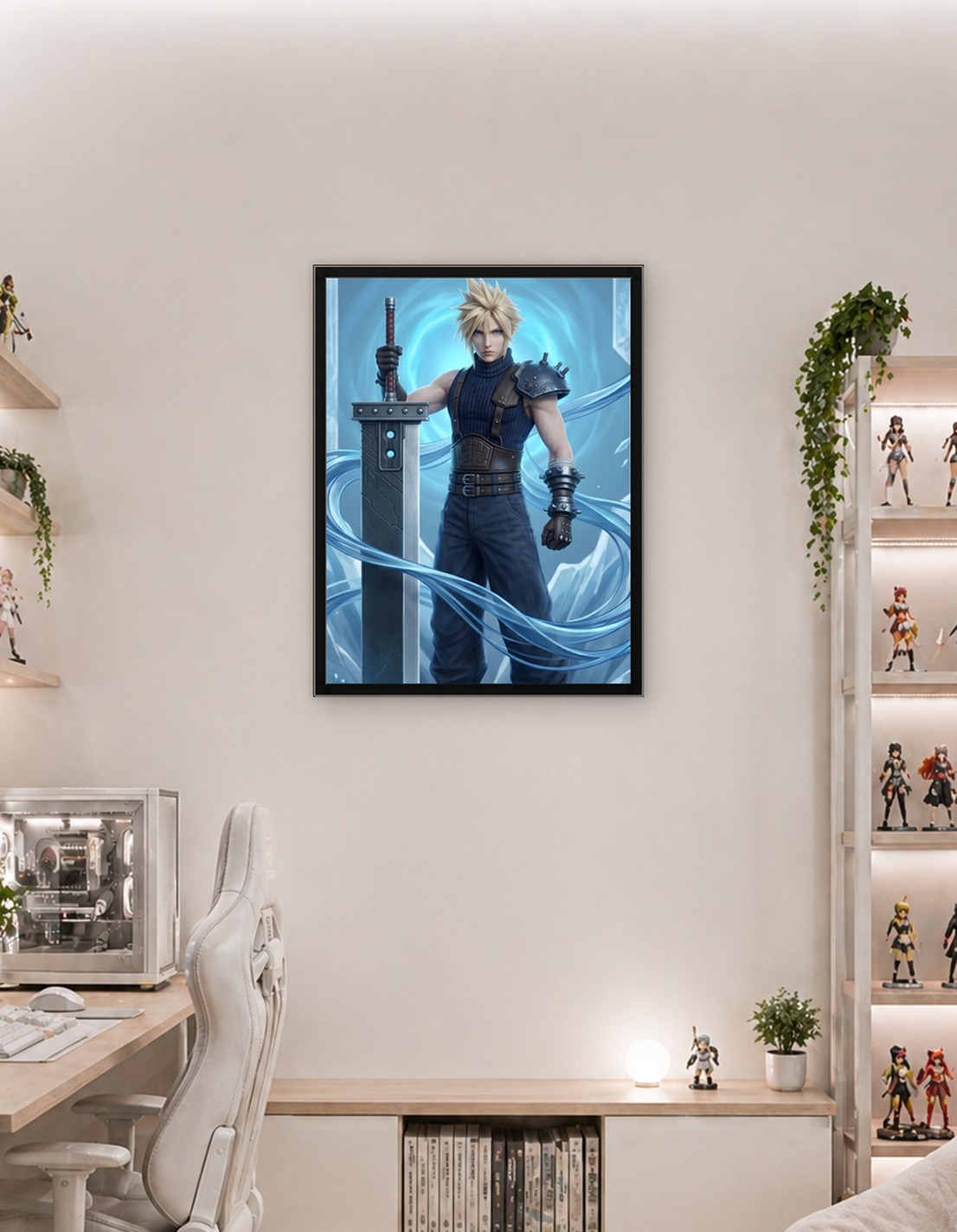 Final Fantasy VII Cloud Strife with Buster Sword - 10104736