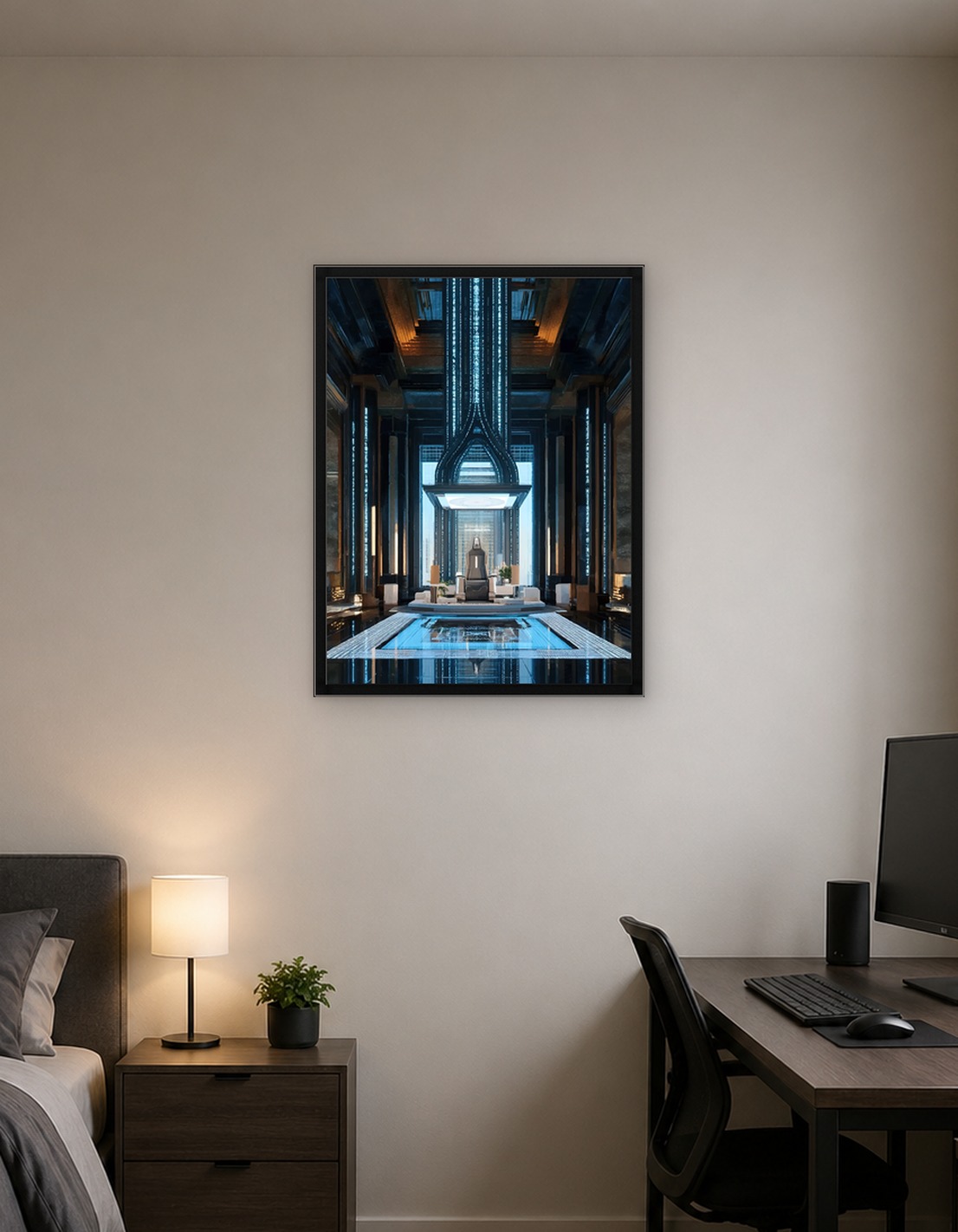 Futuristic Throne Room