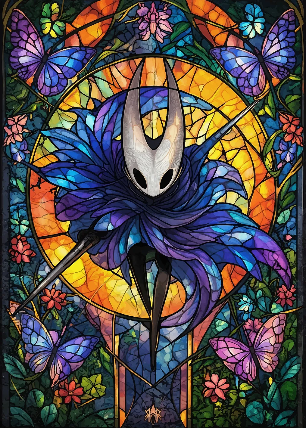 Hornet Stained Glass Art - 10036635