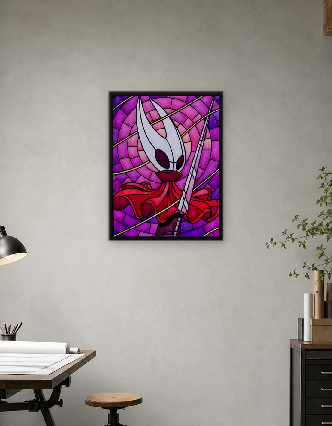 Hornet Stained Glass Art - 9630993