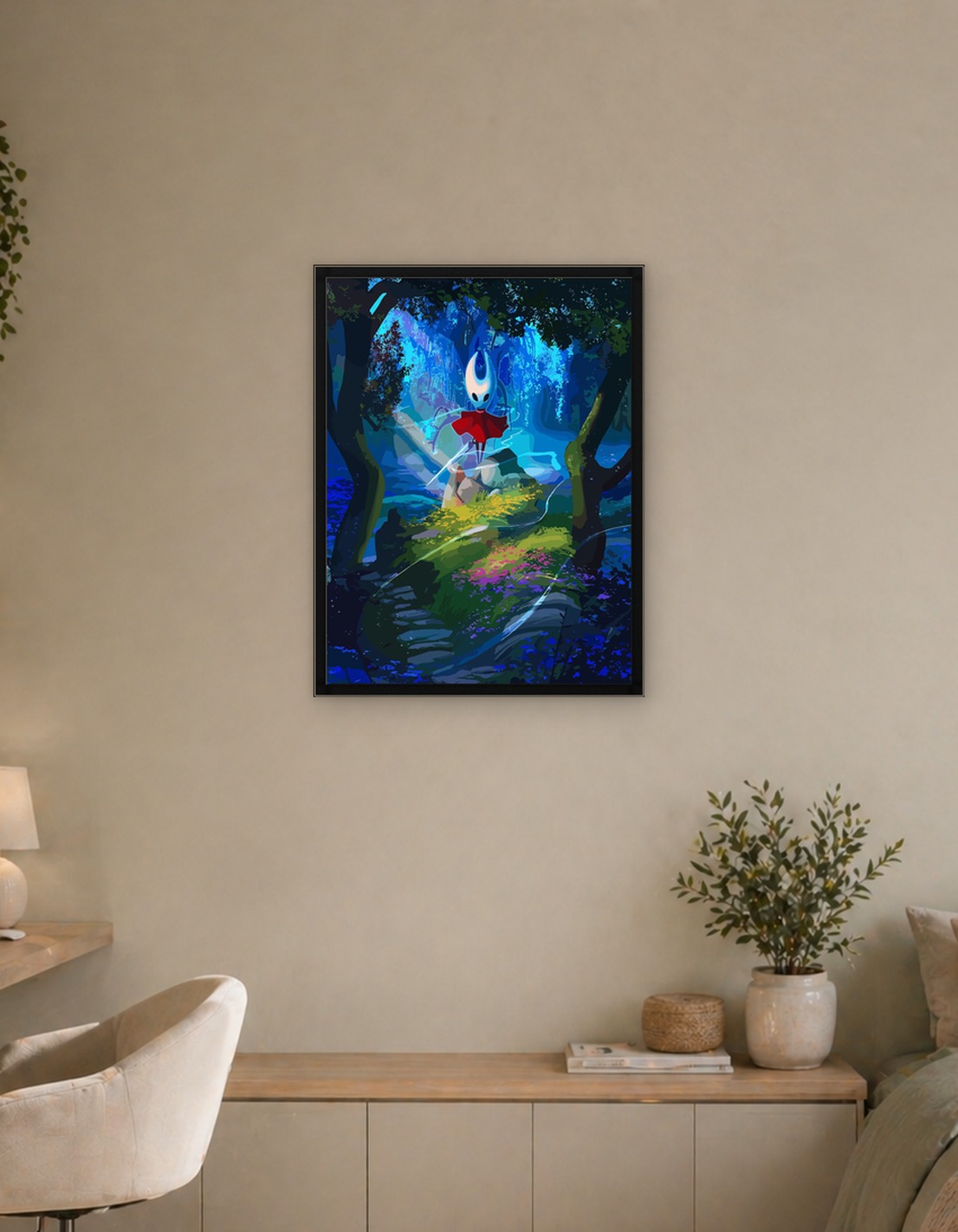 Hornet in a mystical forest