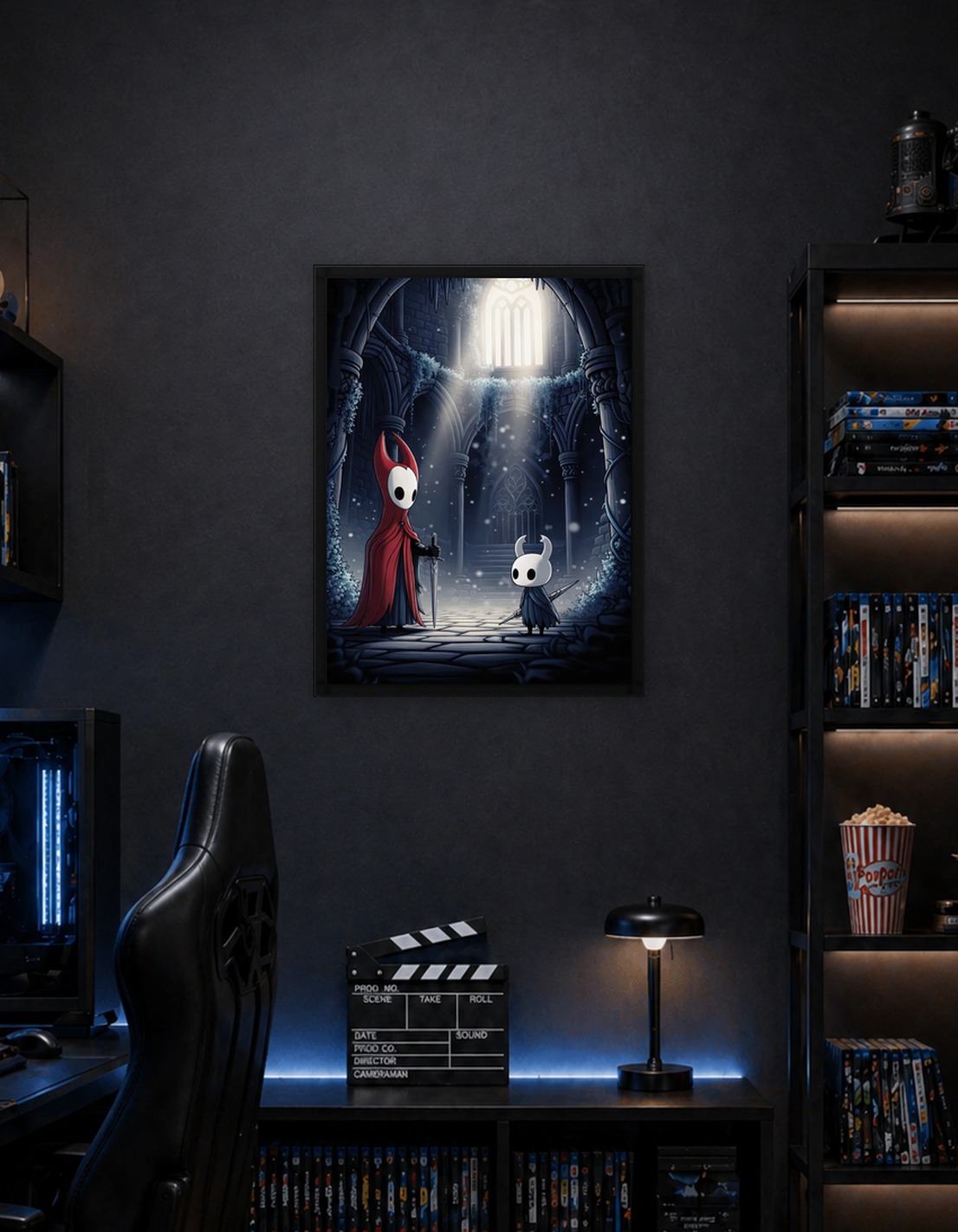 Hornet and Knight in Hallownest from Hollow Knight