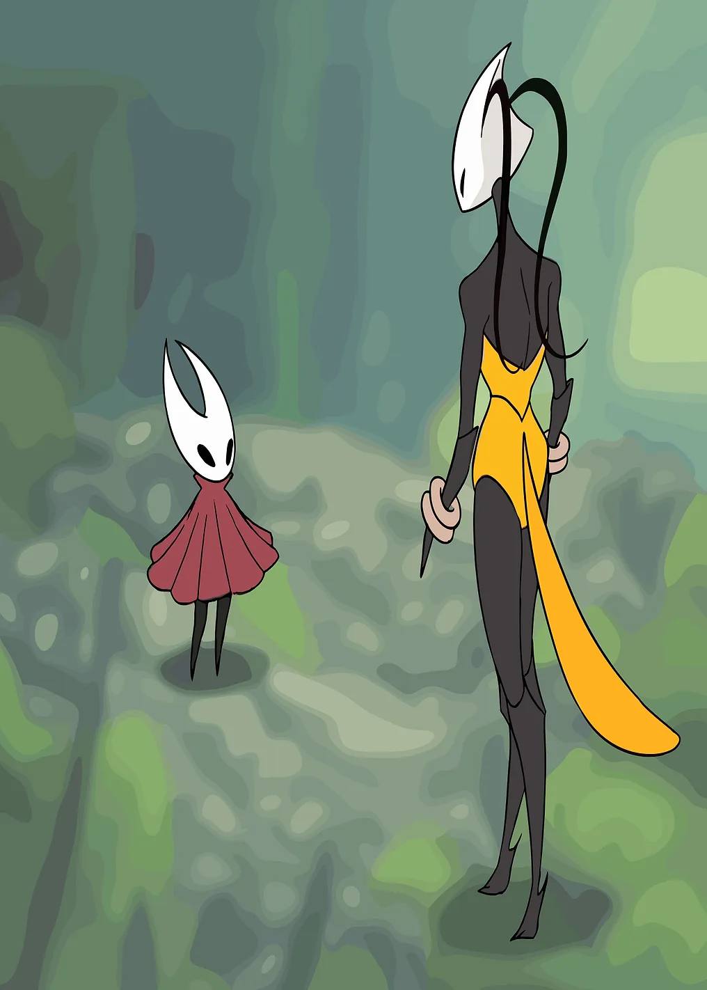 Hornet and Hornet in a Forest