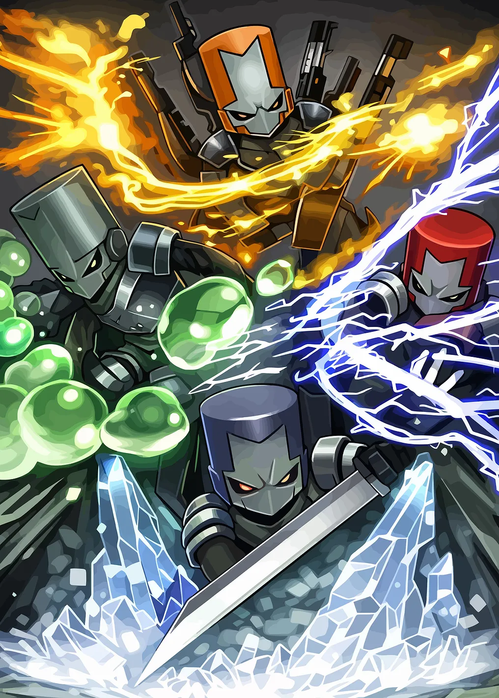 Four Knights of Elemental Magic
