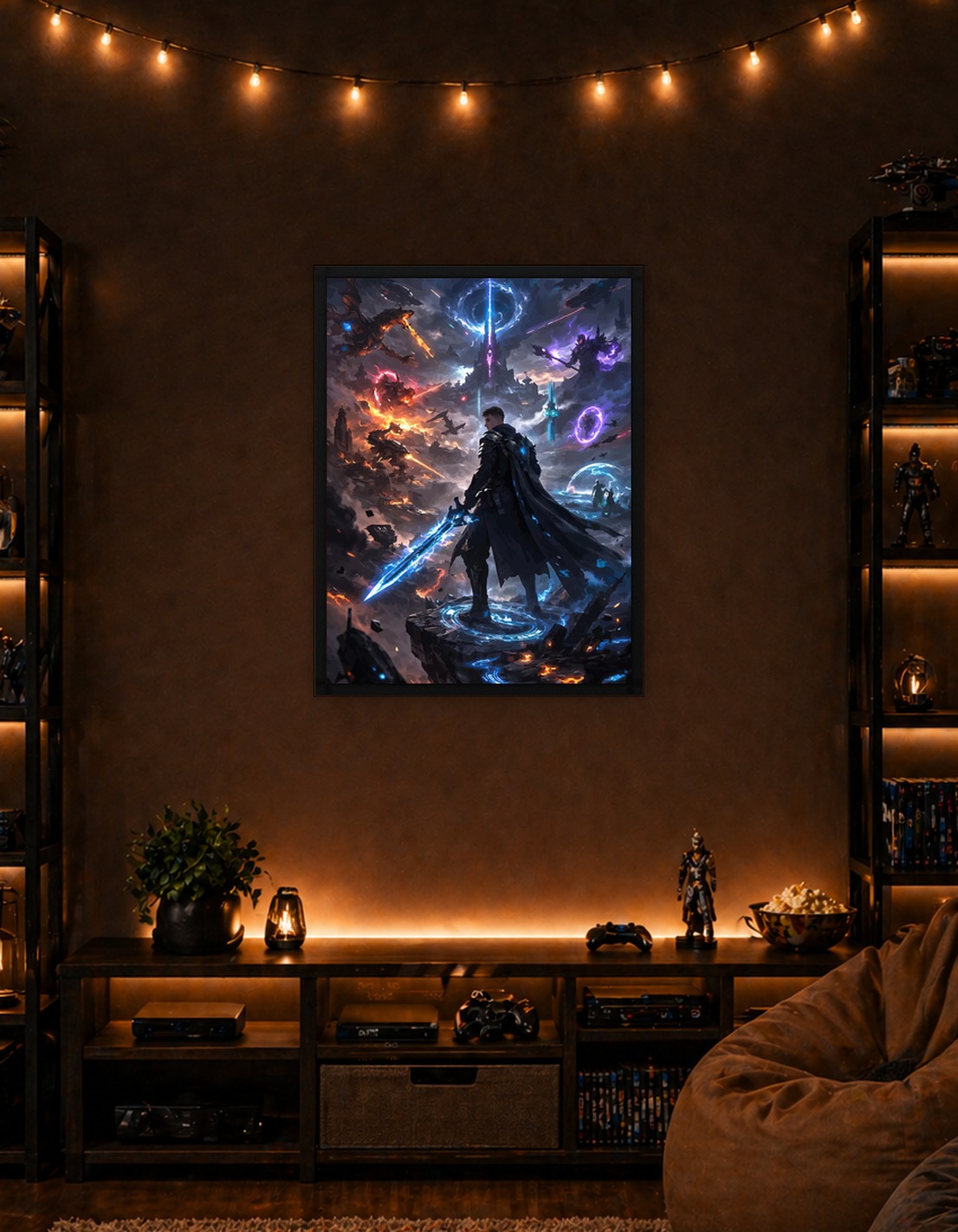 Epic Fantasy Battle Scene - 10049992