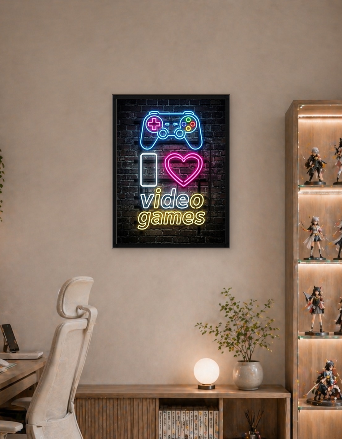 I Love Video Games Neon Sign