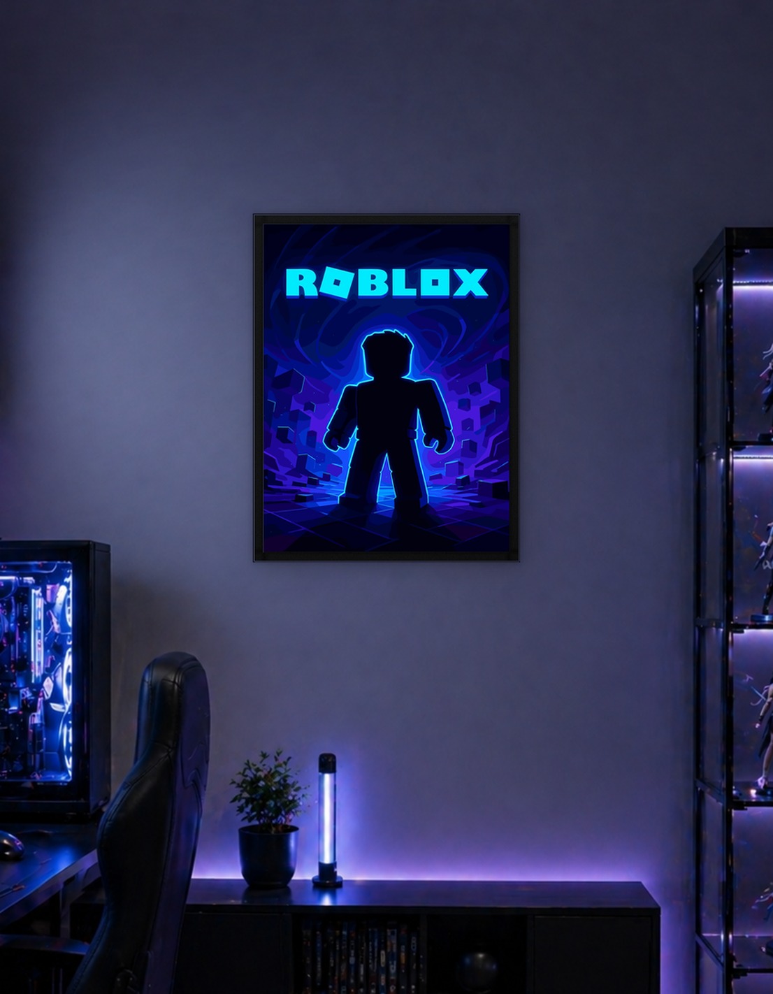 Roblox Avatar in Neon Digital World