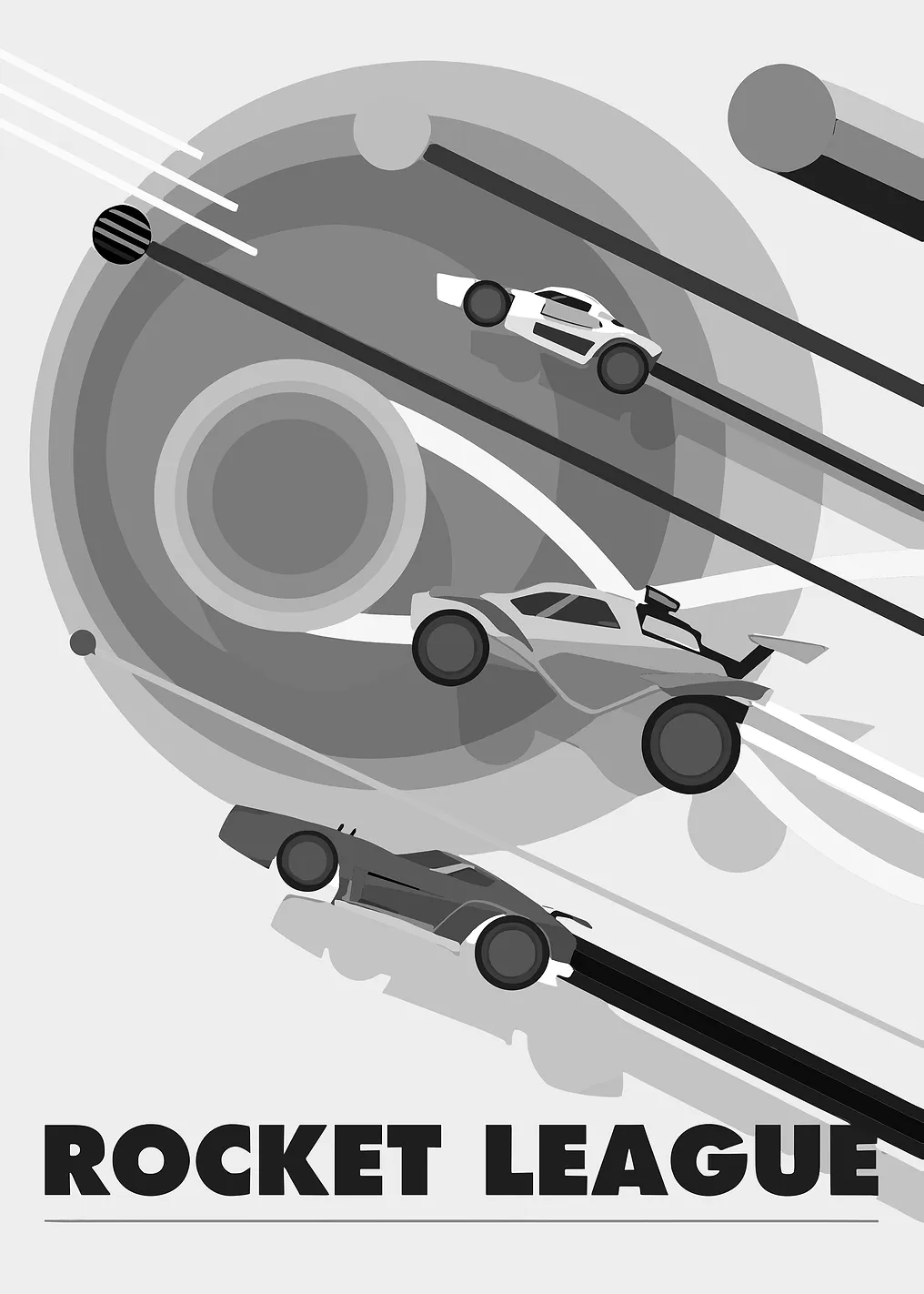 Rocket League Cars in Motion