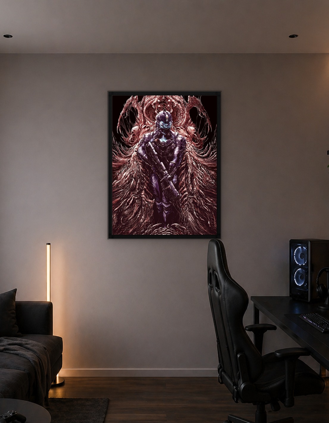 Isaac Clarke and the Necromorph
