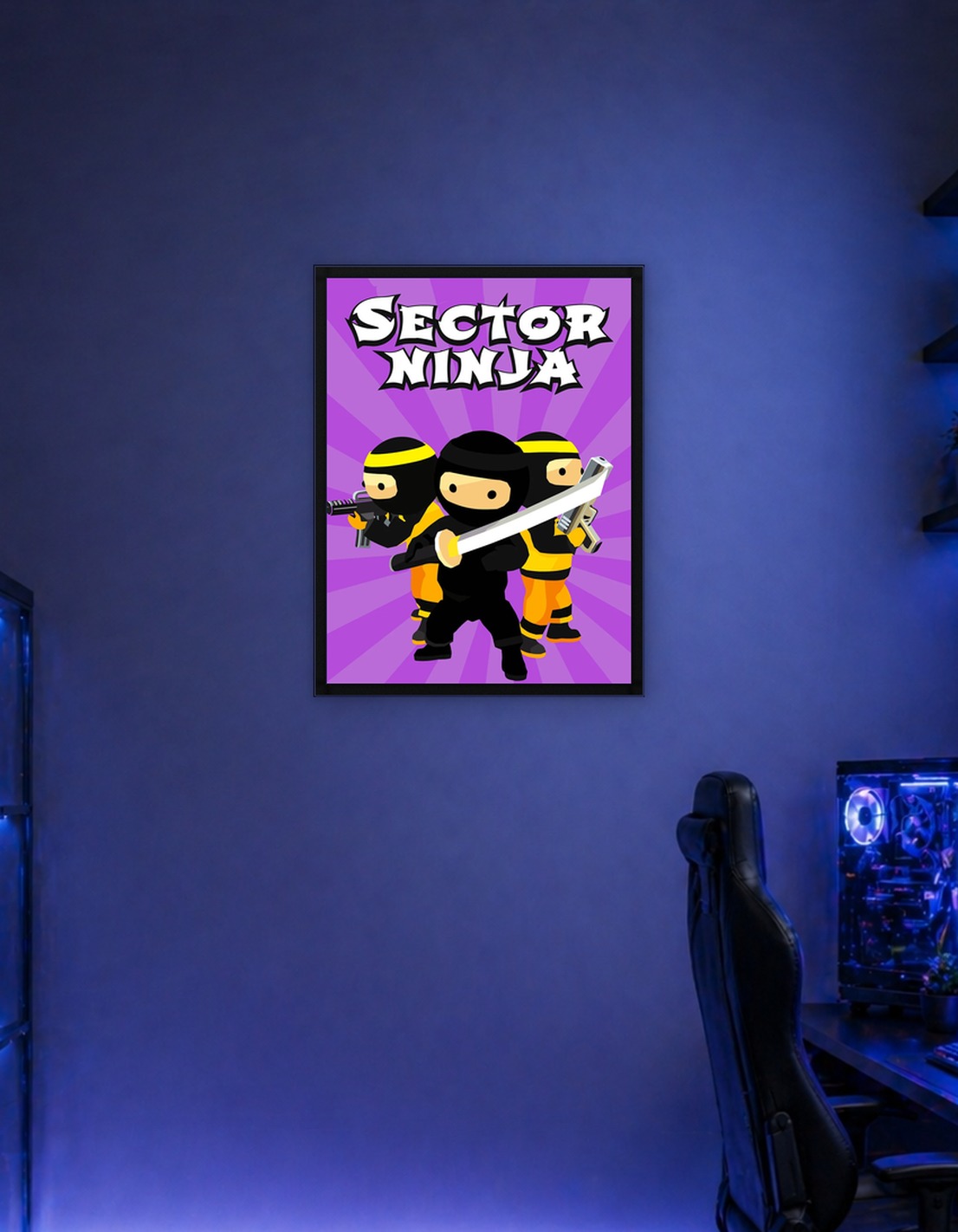 Sector Ninja Game Art