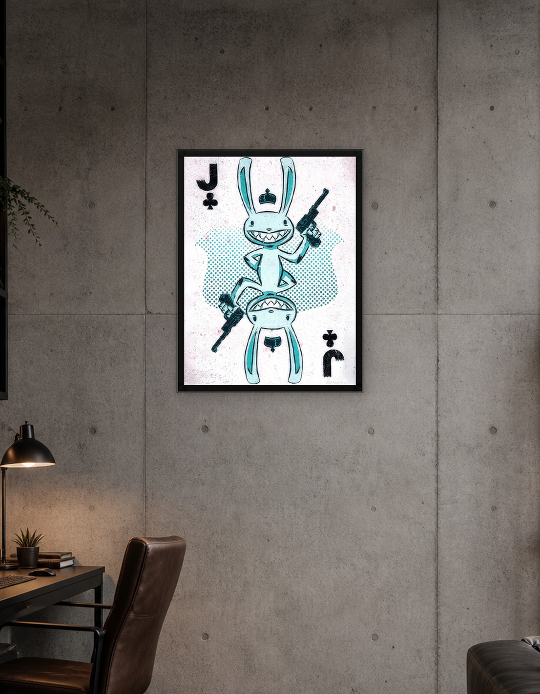 Jack of Clubs Max with Guns