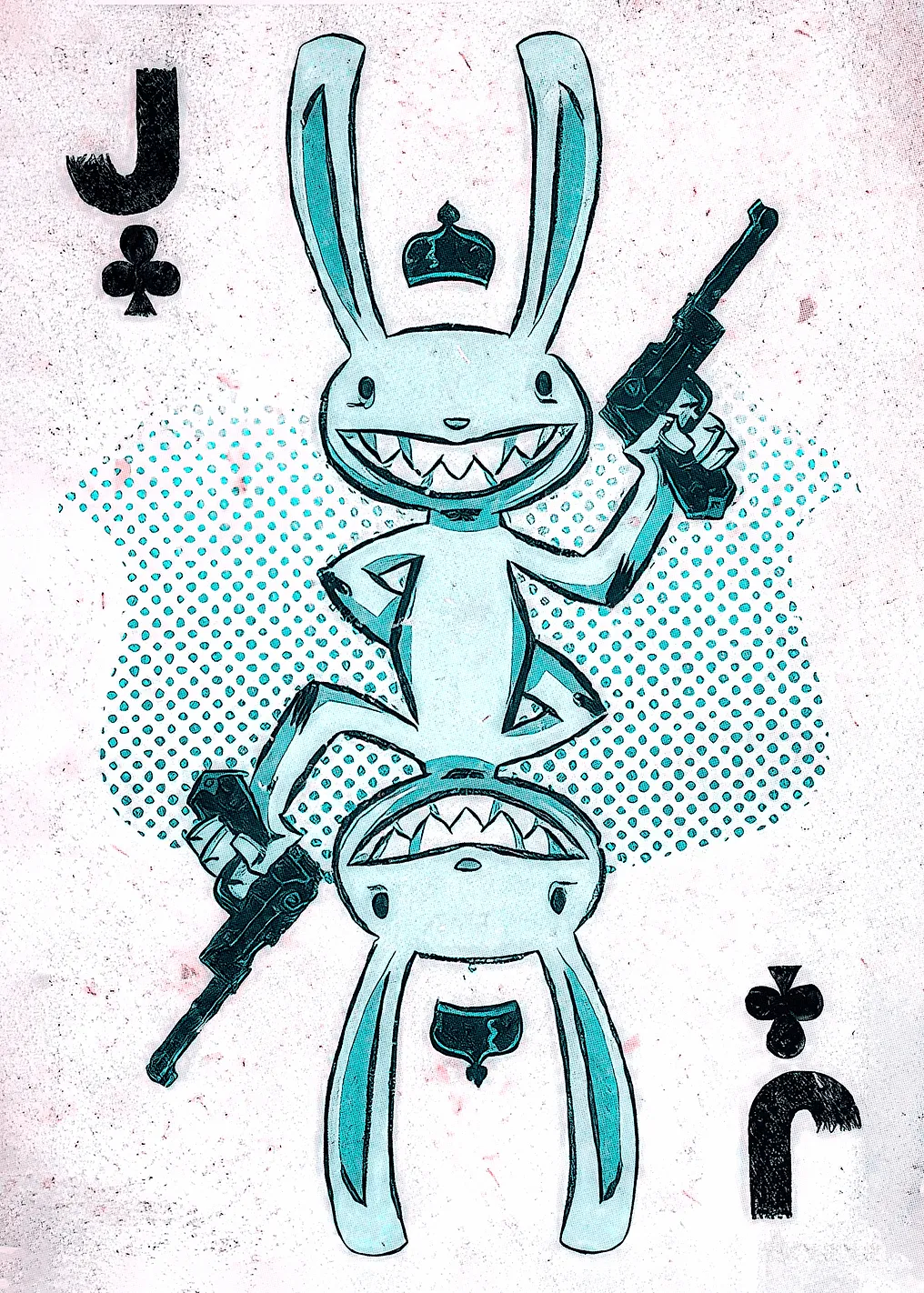 Jack of Clubs Max with Guns