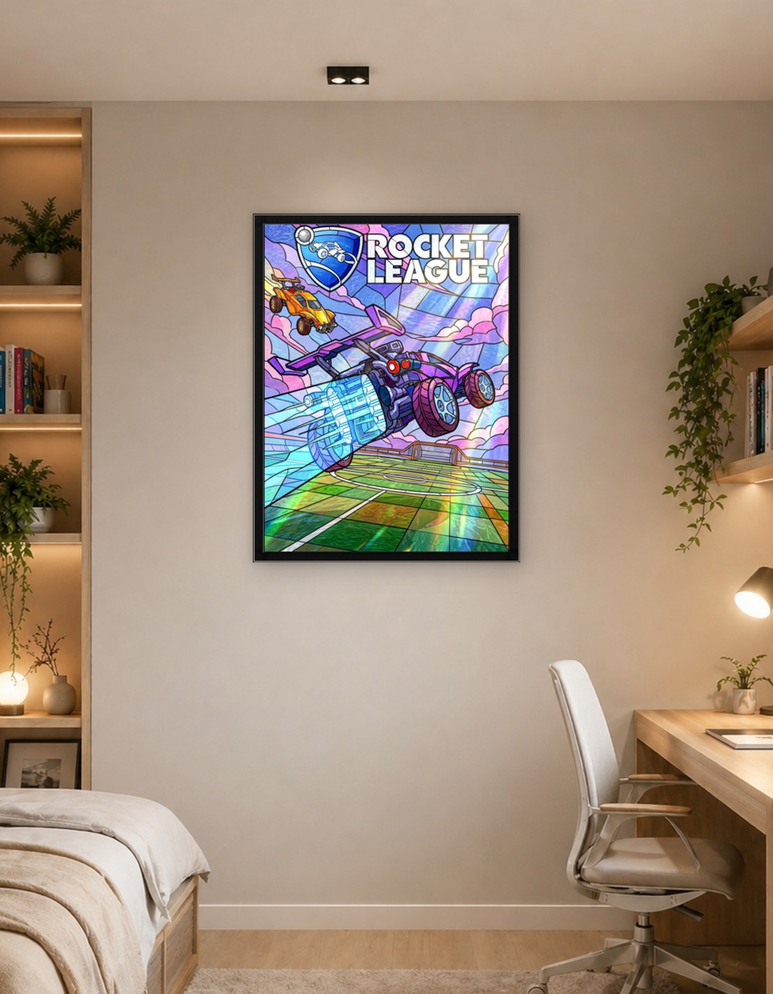 Rocket League Stained Glass Art - 9900029