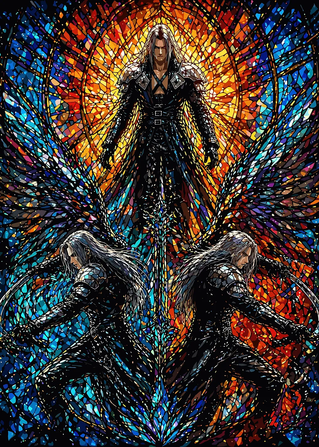 Sephiroth Stained Glass Art - 10113086