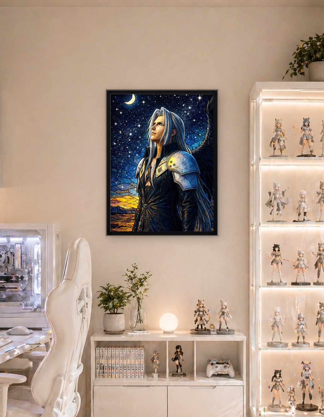 Sephiroth Stained Glass Art - 9937855