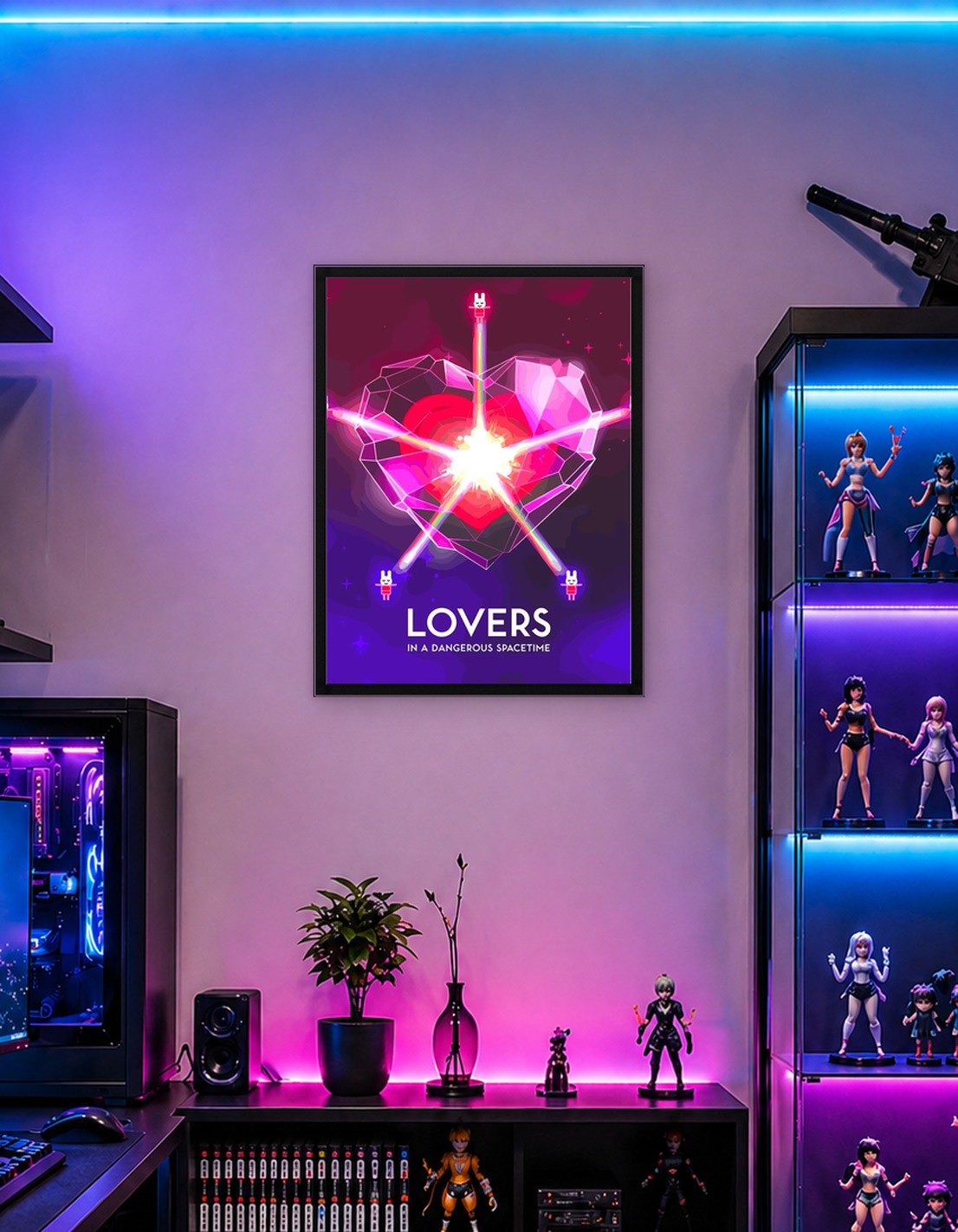 Lovers in a Dangerous Spacetime Game Art - 9723105