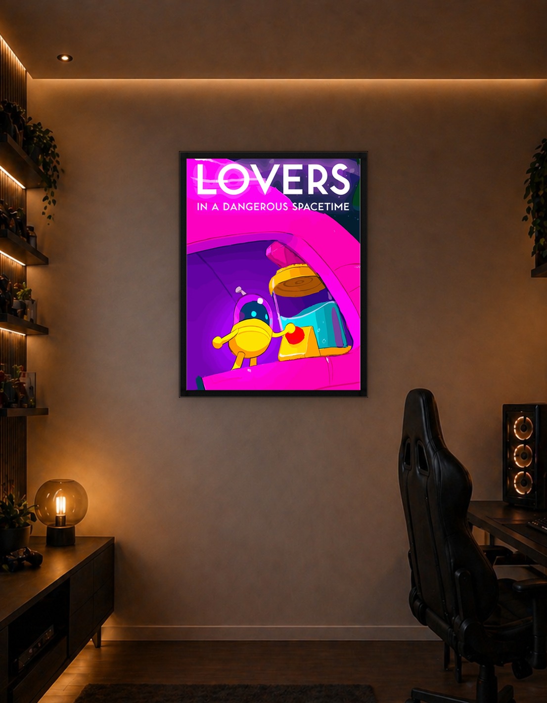 Lovers in a Dangerous Spacetime Game Art - 9723180