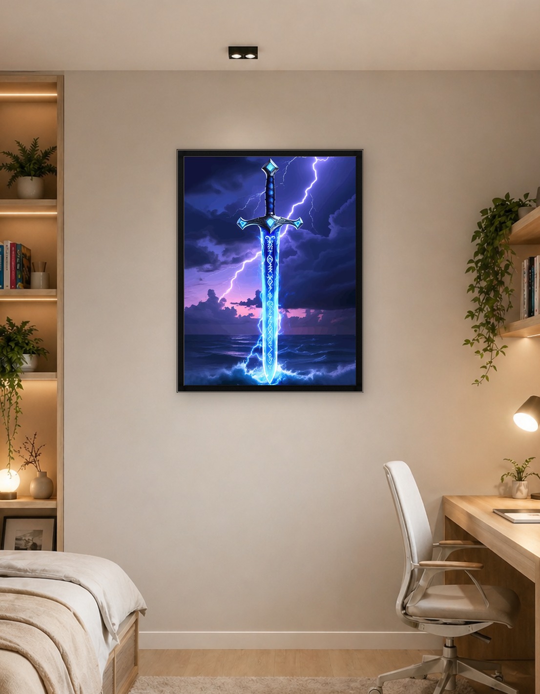 Magical Sword in a Thunderstorm