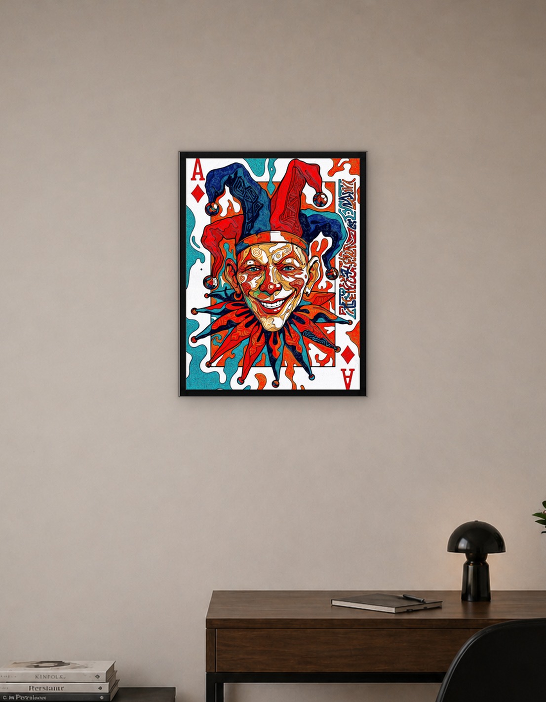 Joker Ace of Diamonds Card Art