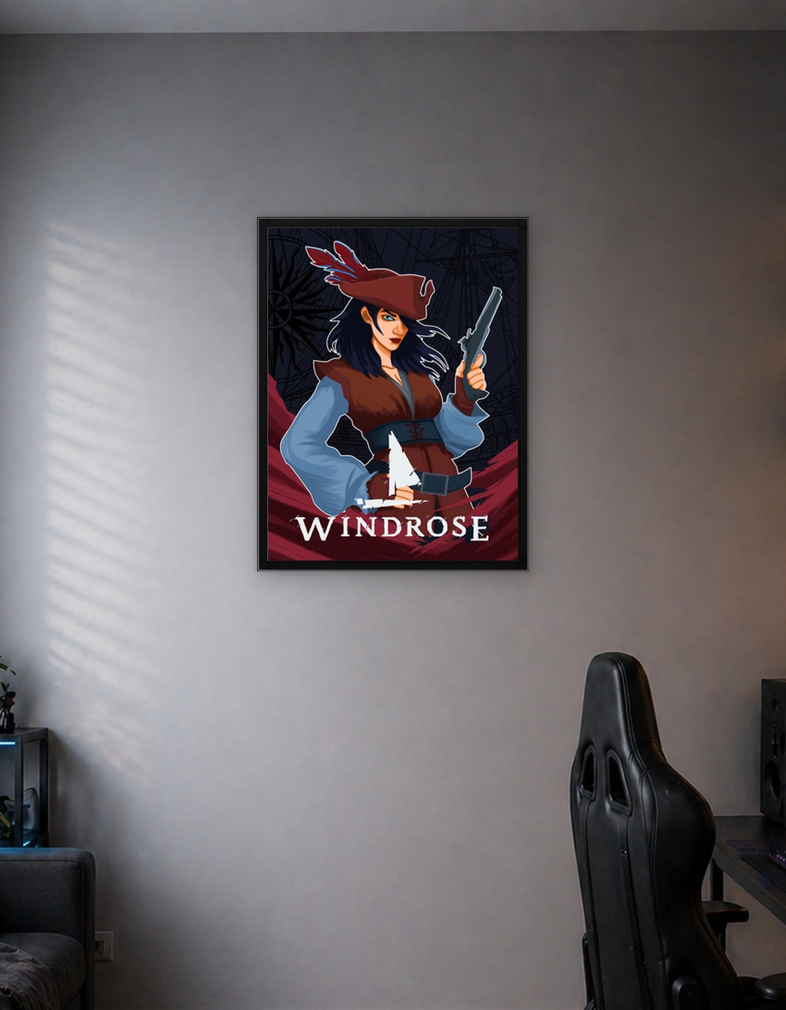 Pirate Woman with Pistol