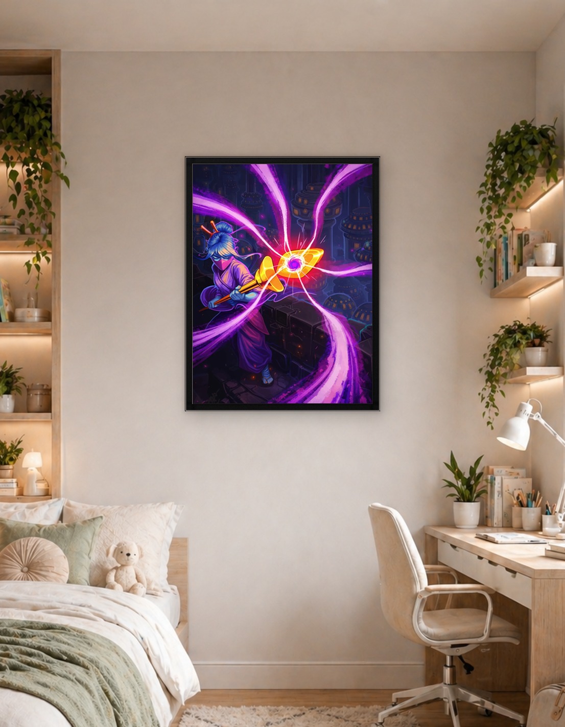 Ninja Sorceress Casting Spell