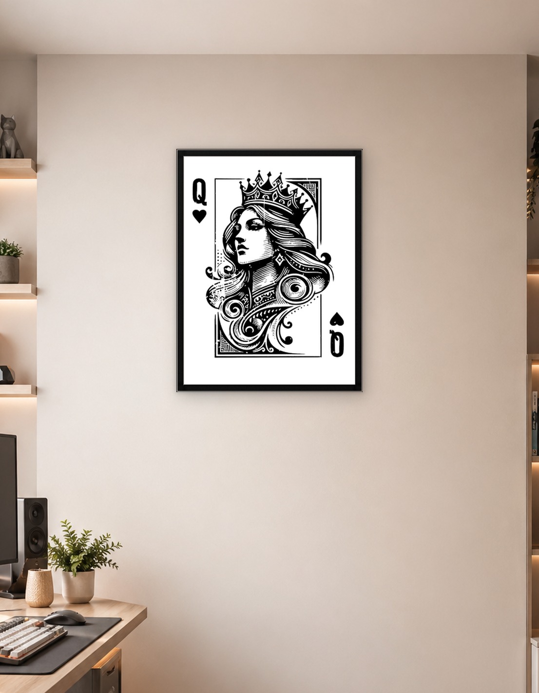Queen of Hearts Playing Card - 9973559