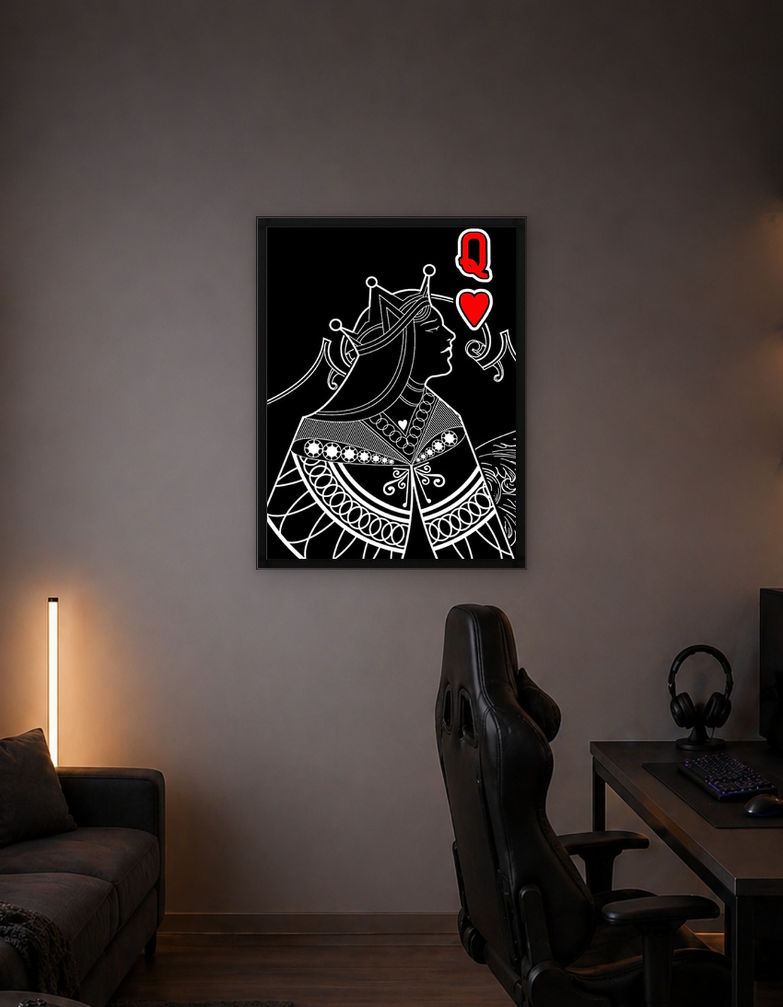 Queen of Hearts Playing Card - 9994777