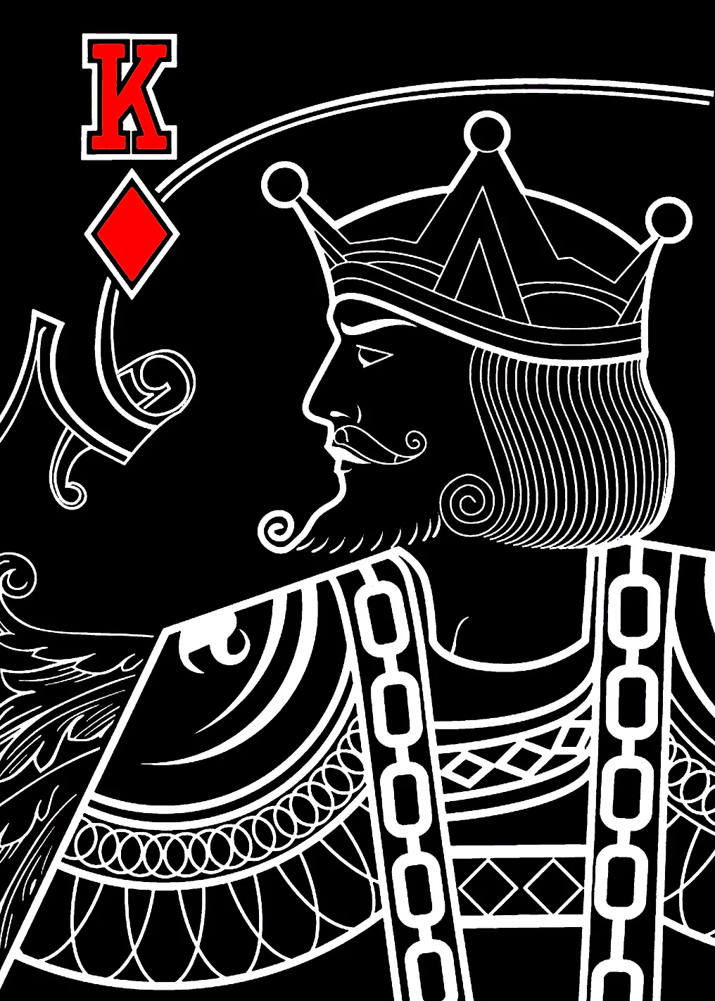 King of Diamonds Playing Card