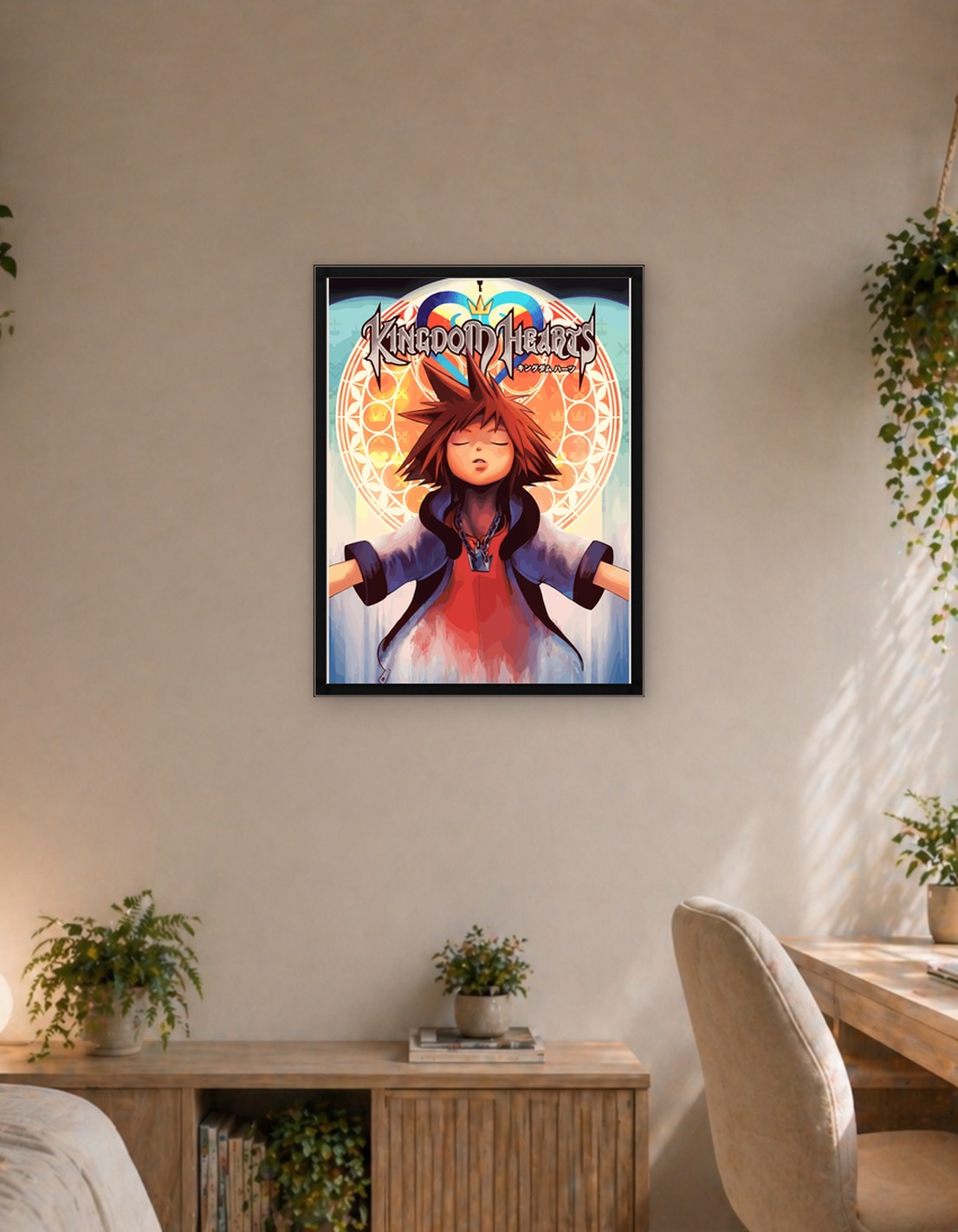 Kingdom Hearts Sora Stained Glass Art - 9871193
