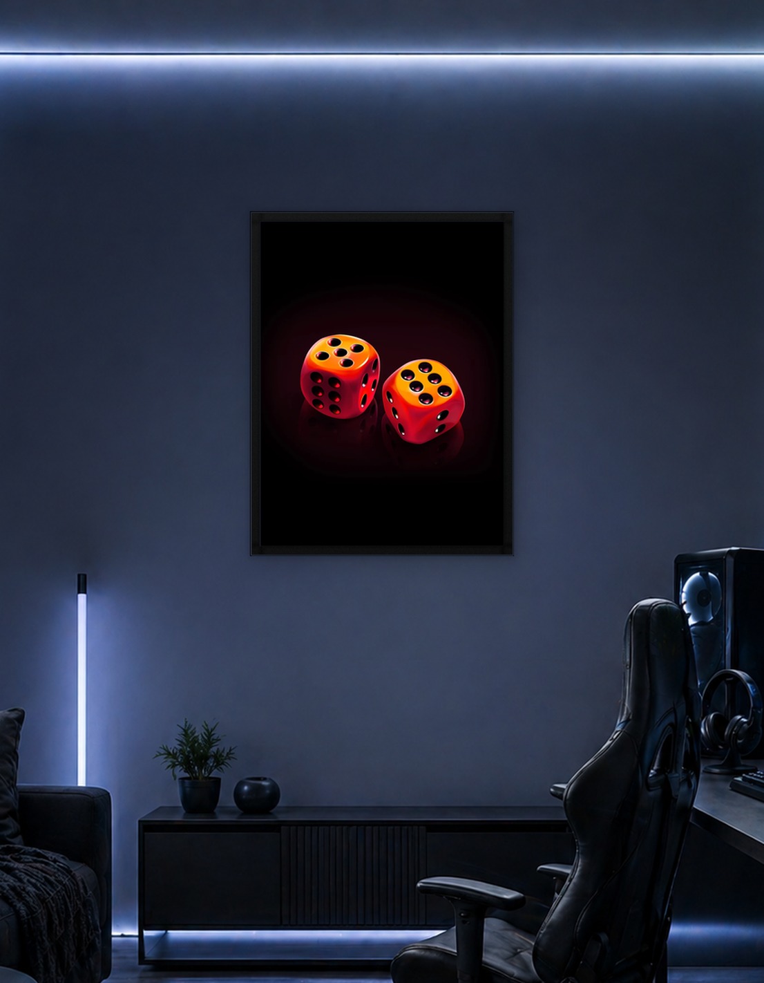 Red and Orange Dice