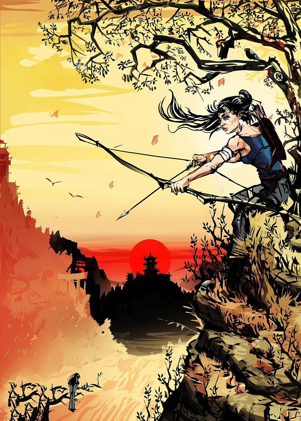 Lara Croft Game Art - 9800001