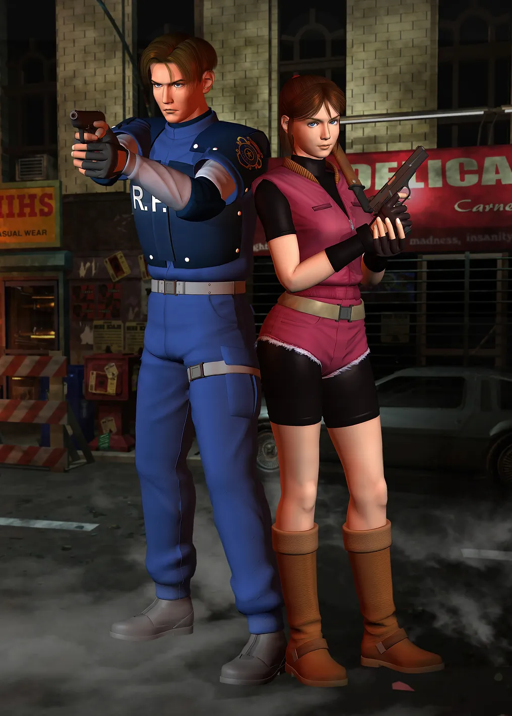 Leon and Claire