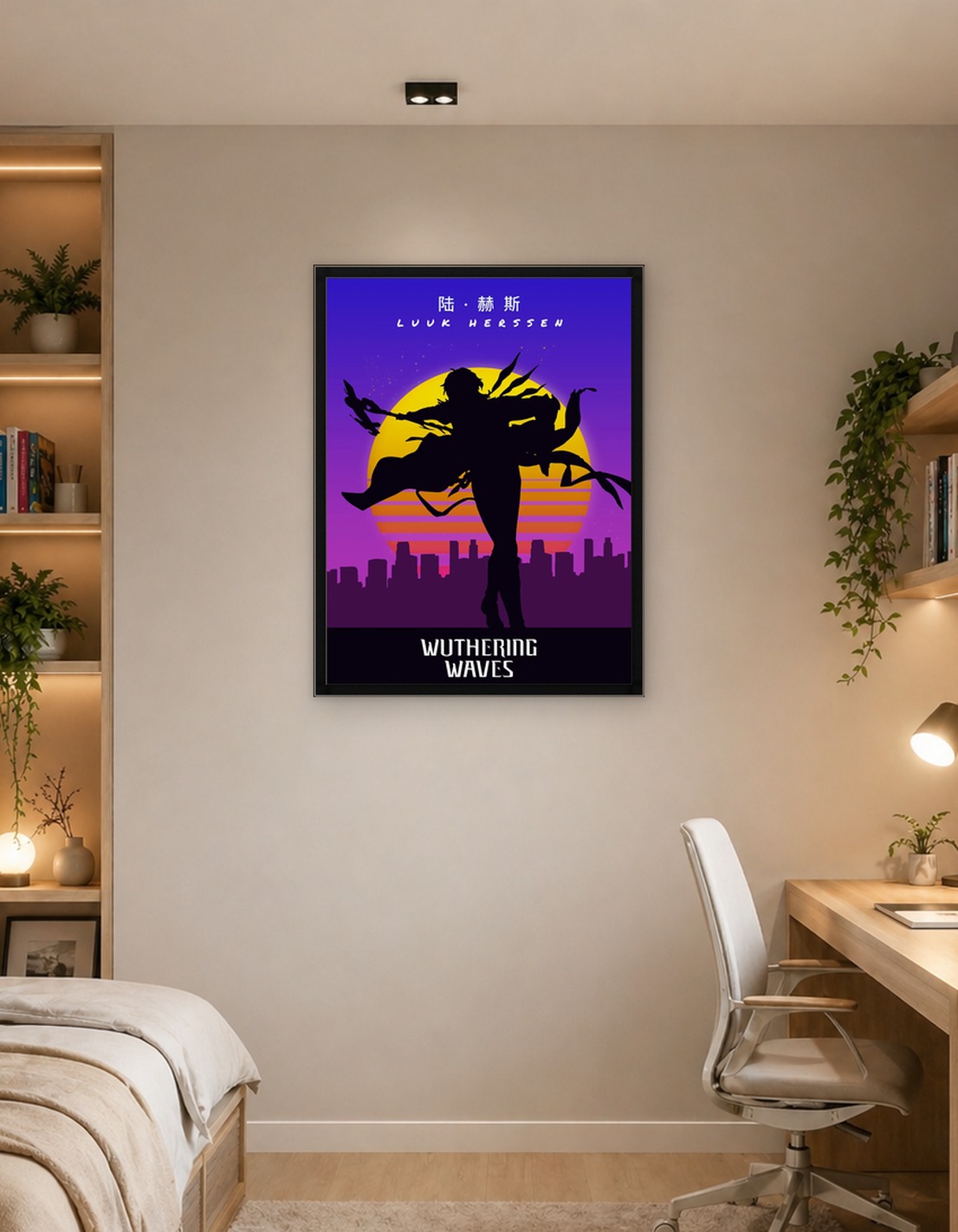 Luuk Herssen Wuthering Waves Retro Poster