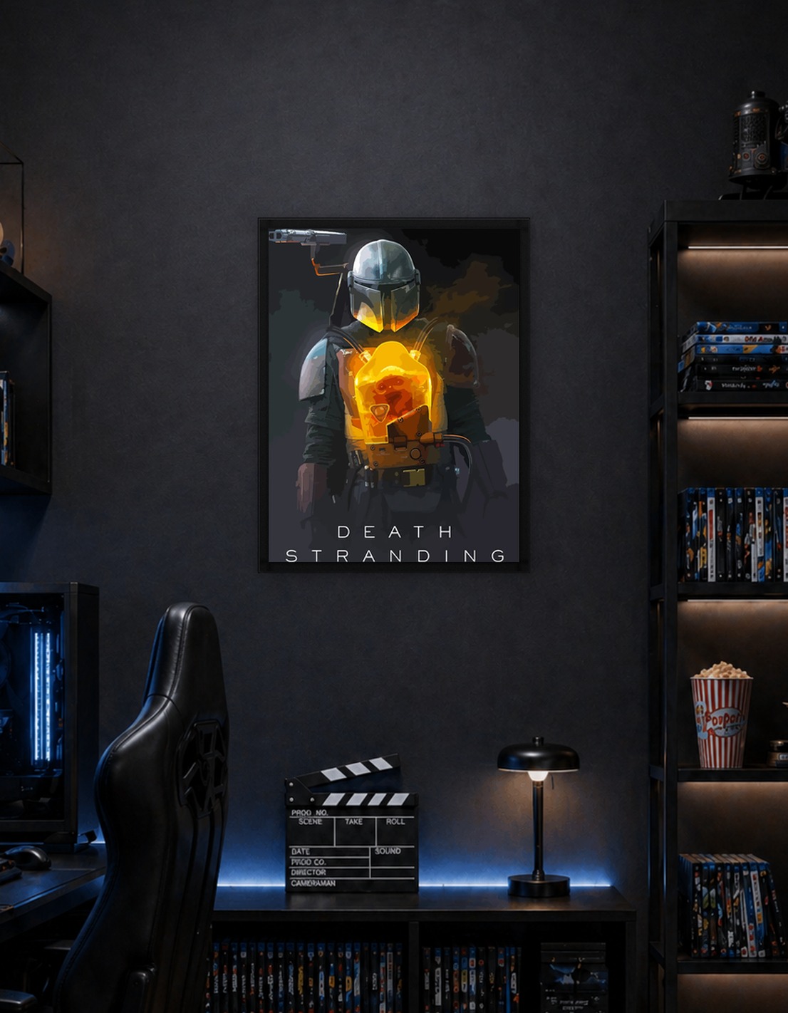 Mandalorian with Death Stranding Baby