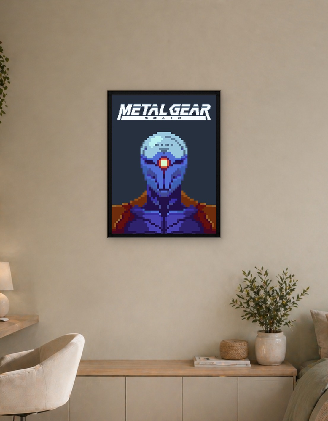 Metal Gear Solid pixel art
