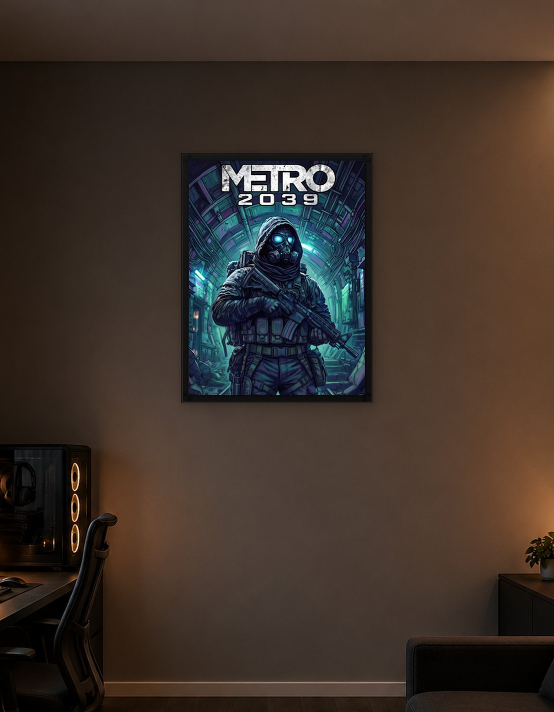 Metro 2039 Soldier in Tunnel