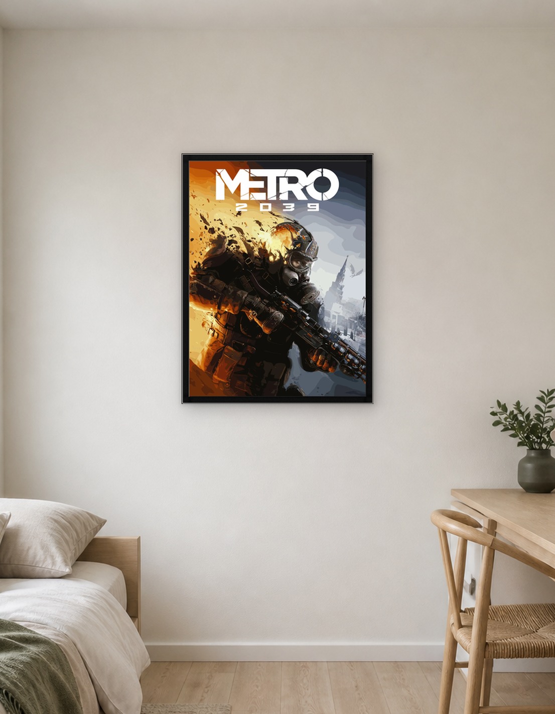 Metro 2039 Soldier with Gas Mask