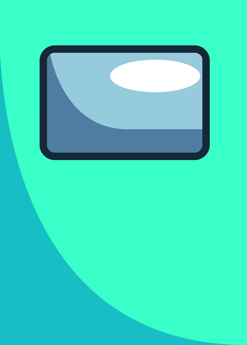 Minimalist Among Us Cyan Helmet