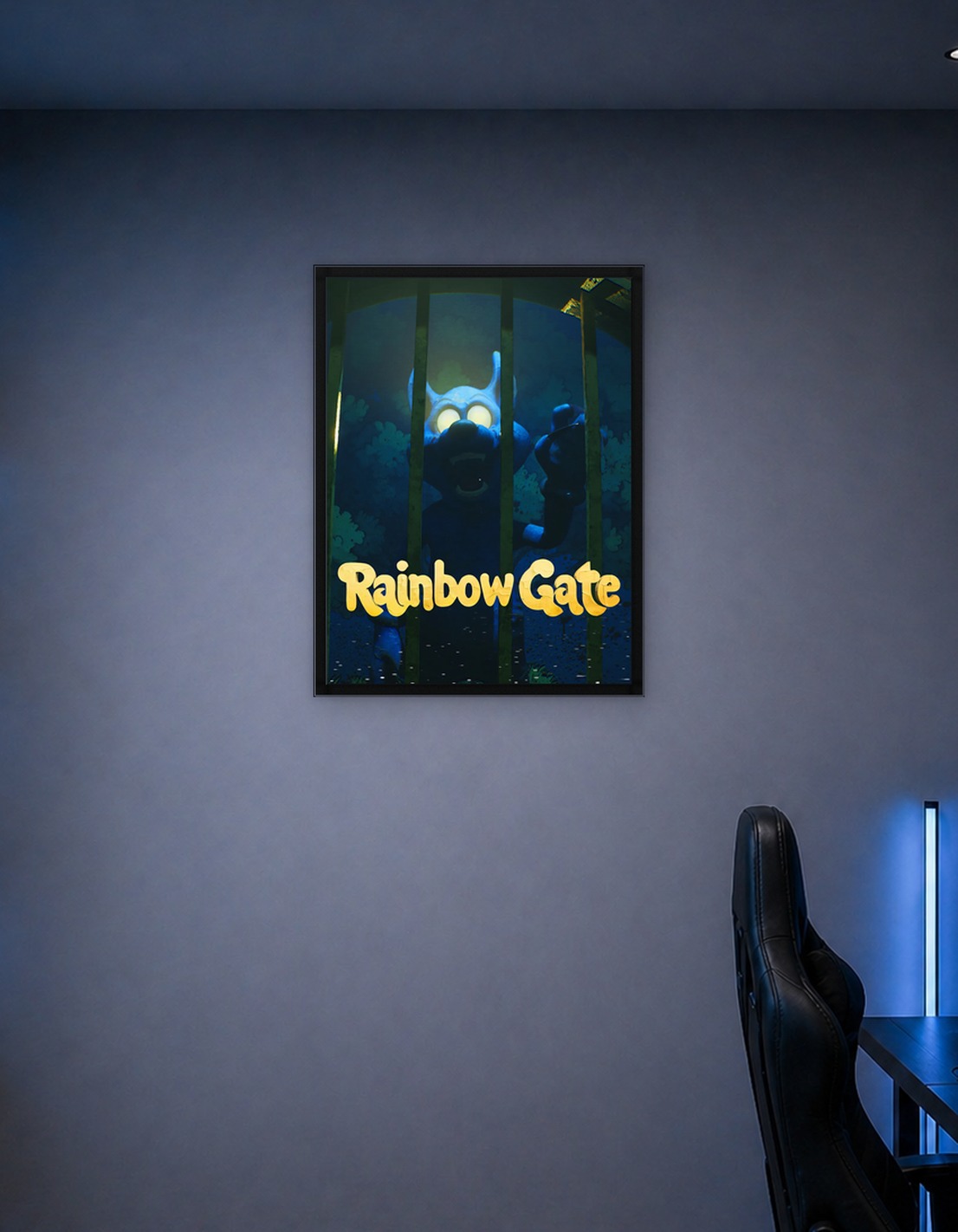 Rainbow Gate Monster in Cage