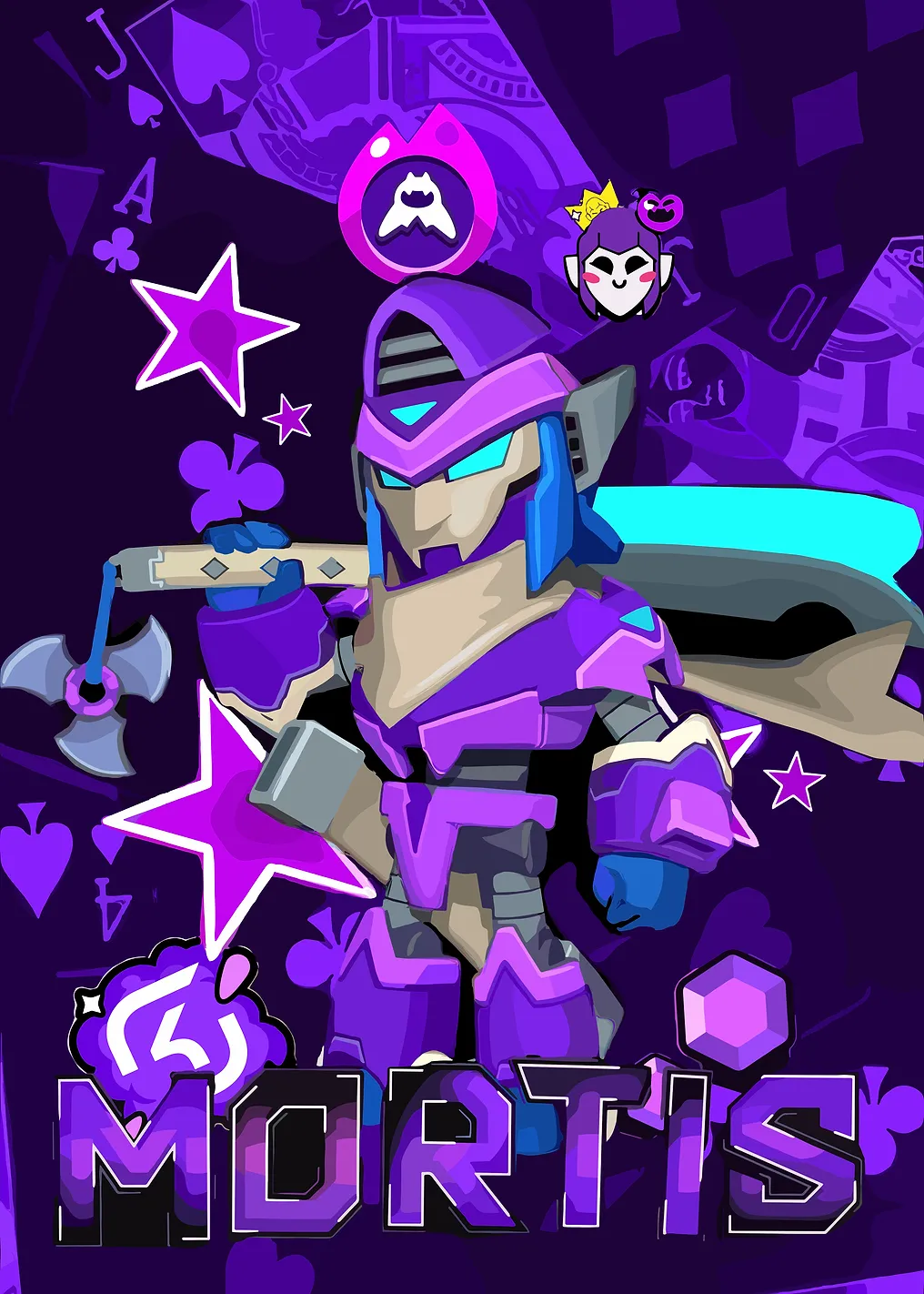 Mortis Brawl Stars Character Art