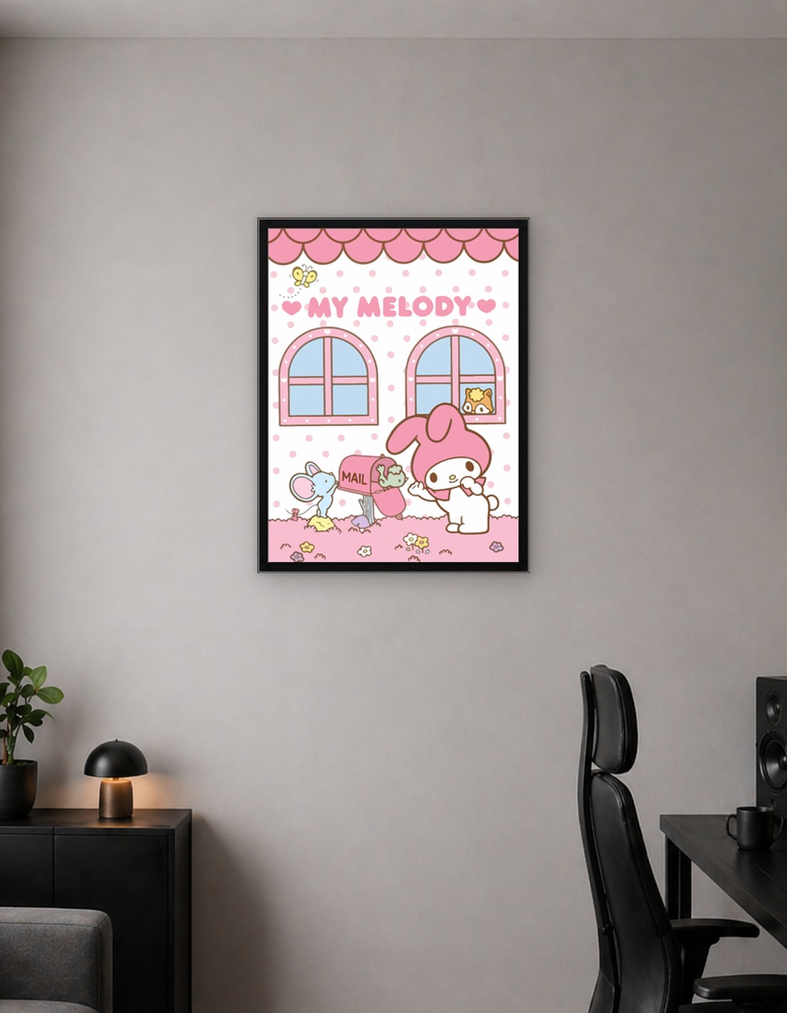 My Melody and Friends at the Mailbox