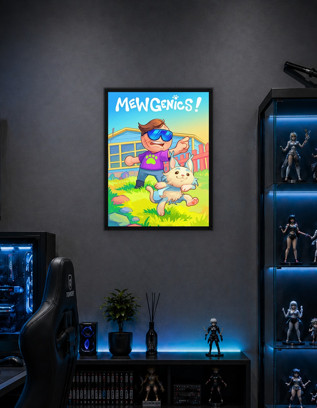 Mewgenics Cartoon Boy and Cat