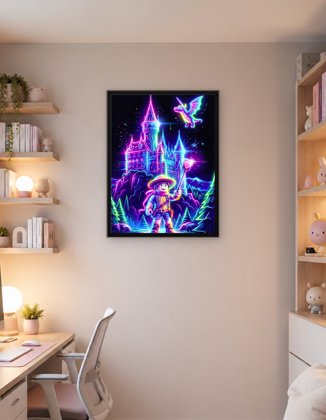 Neon Fantasy Castle Adventure