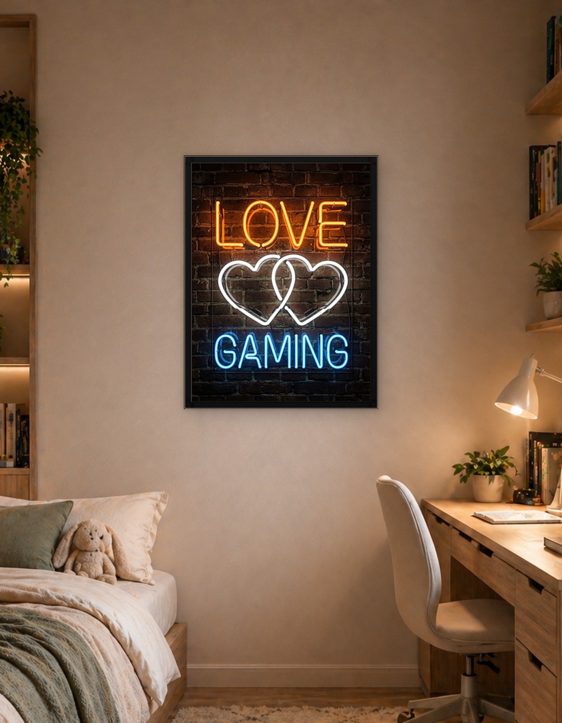 Love Gaming Neon Sign